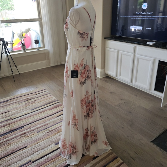 Nwt Lulu's Elegantly Inclined floral maxi dress XL - Picture 13 of 15